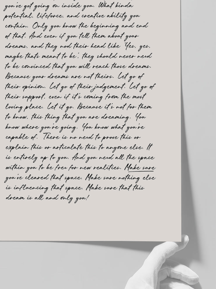 Make Sure - Art Print