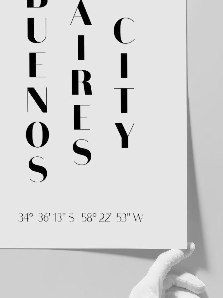 Buenos Aires City - Art Print  Poster
