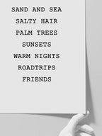 Sand And Sea - Art Print