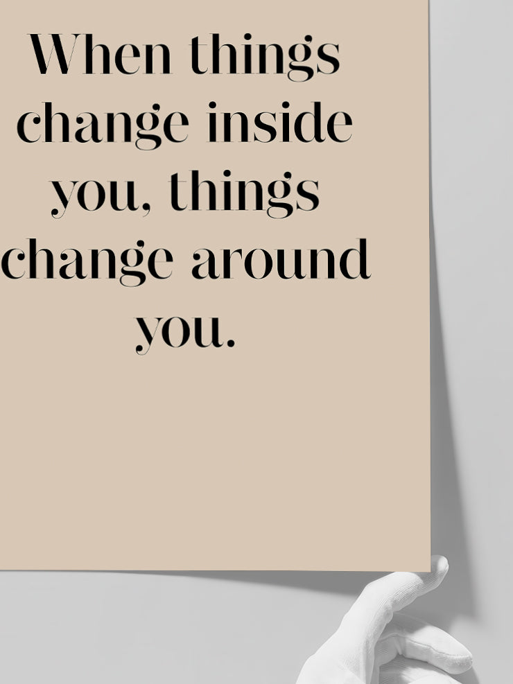 Change - Art Print  Poster