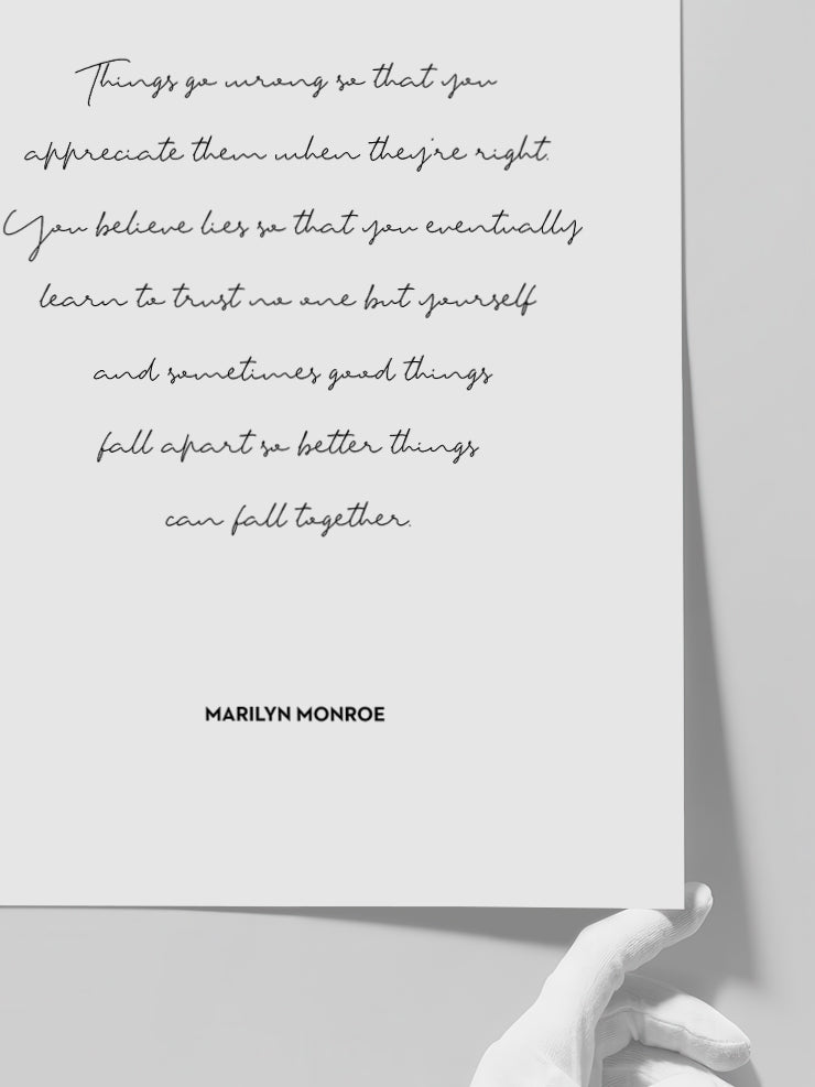 Marilyn Monroe - Art Print  Poster
