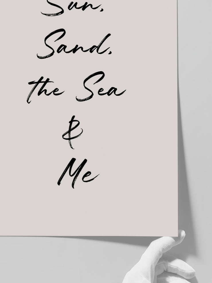 Sun Sea - Art Print  Poster