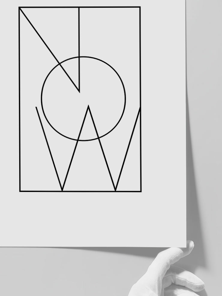 Now - Art Print  Poster