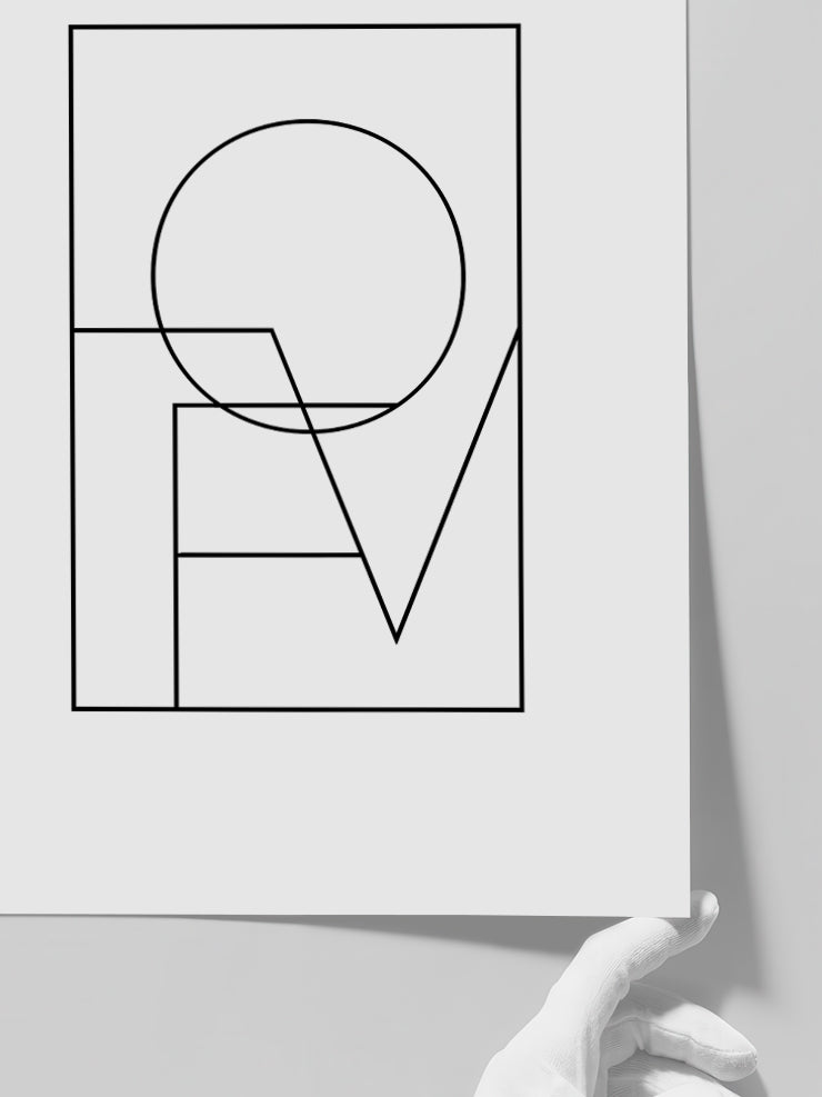 Love - Art Print  Poster