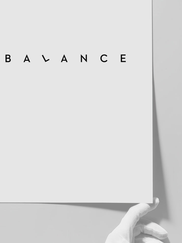 Balance - Art Print  Poster