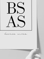 Bs As Buenos Ai̇res - Art Print