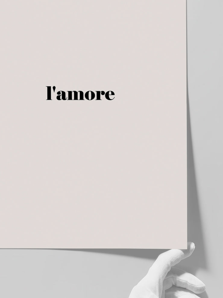 Lamore - Art Print  Poster