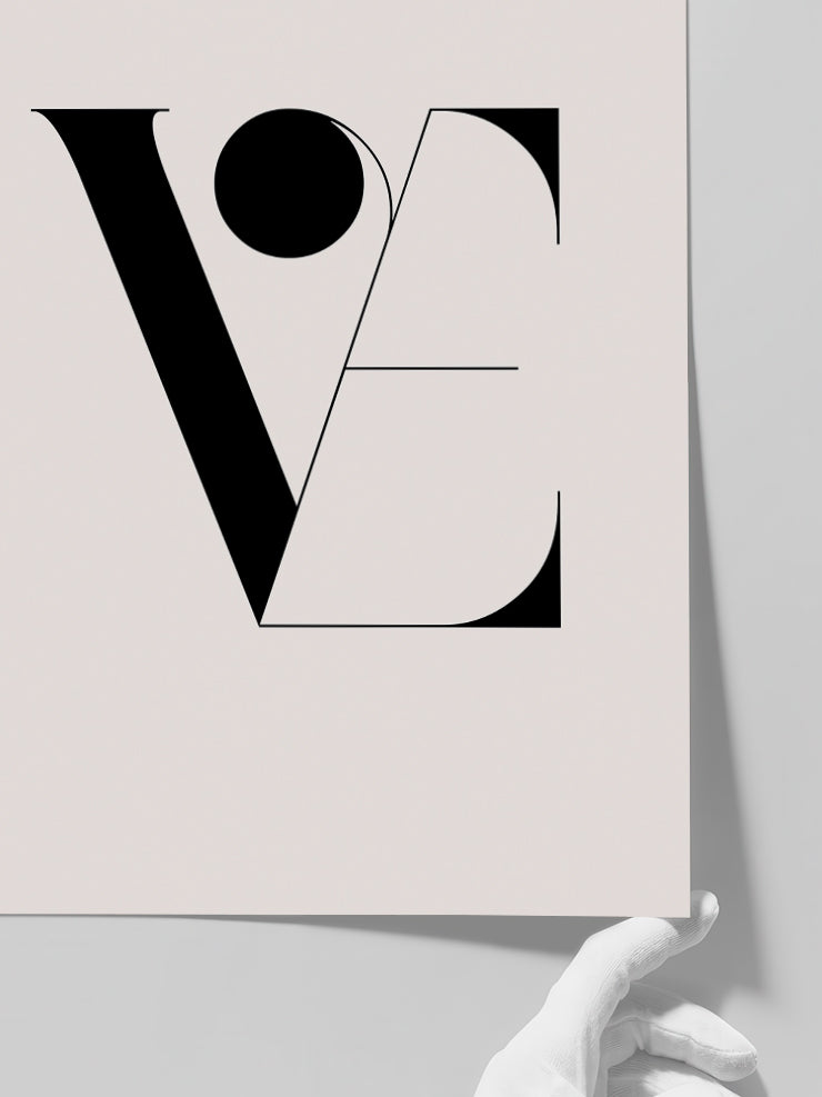 Love N2 - Art Print  Poster