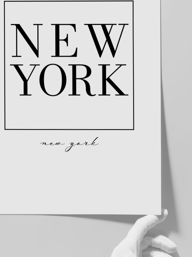New York - Art Print  Poster
