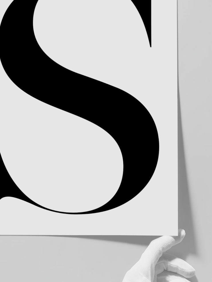 S Harfi - Art Print  Poster