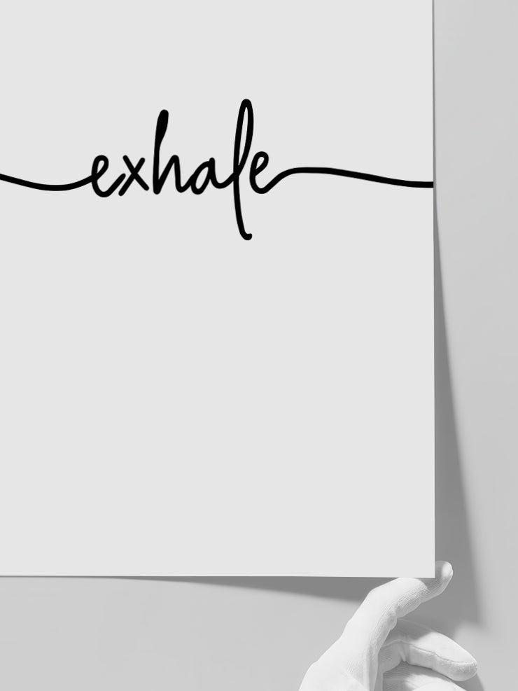 Exhale - Art Print  Poster
