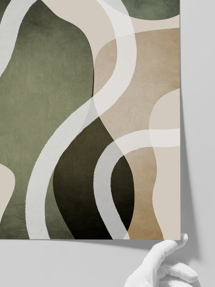Flows - Art Print  Poster