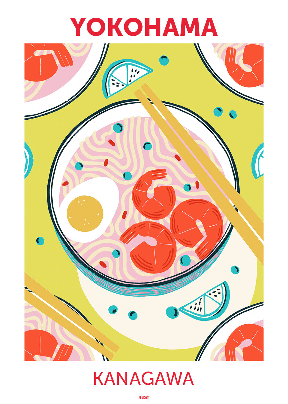 Yokohama Ramen - Art Print Ürün ana görseli