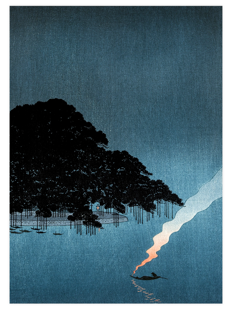 Yoshimoto Gesso, Pine Tree at Karasaki - Art Print Ünlü Ressamlar Poster