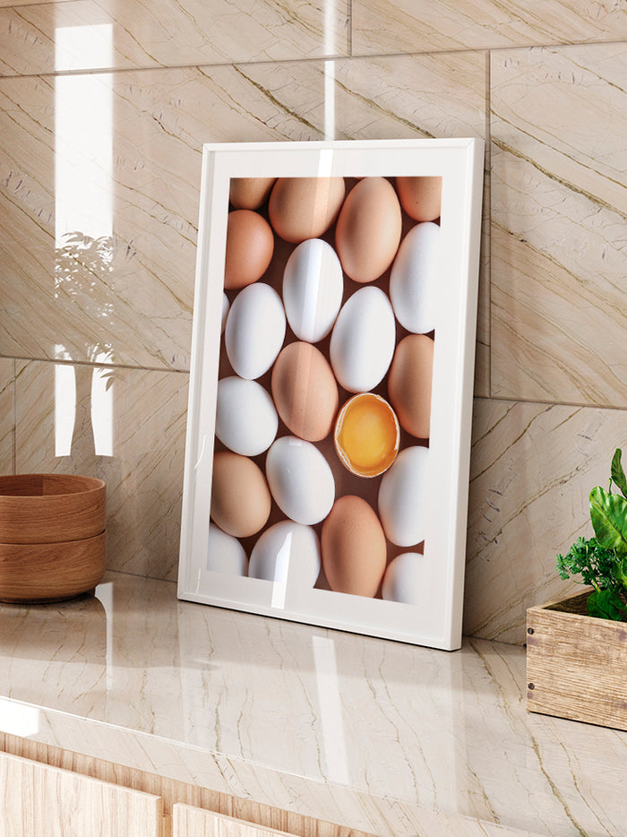 Eggs - Art Print  Poster