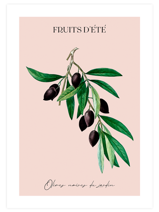 Fruits D’Eté Poster - Giclée Baskı