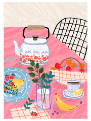 Çay Saati - Fine Art Poster