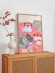 Çay Saati - Fine Art Poster