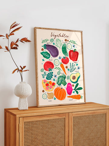 Sebze - Art Print