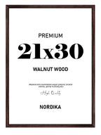 Koyu Kahverengi Ahşap Çerçeve 21x30cm