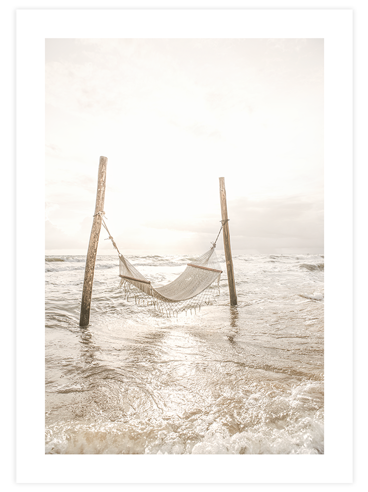 Deniz Ve Hamak - Art Print Ürün ana görseli