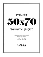Siyah Metal Çerçeve 50x70cm