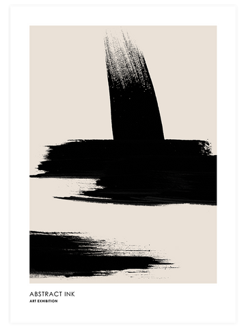 Abstract Ink N2  - Art Print