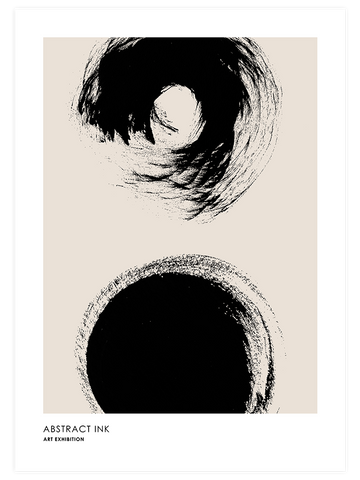 Abstract Ink N1 - Art Print
