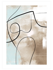 Abstract Lines N6 - Fine Art Poster