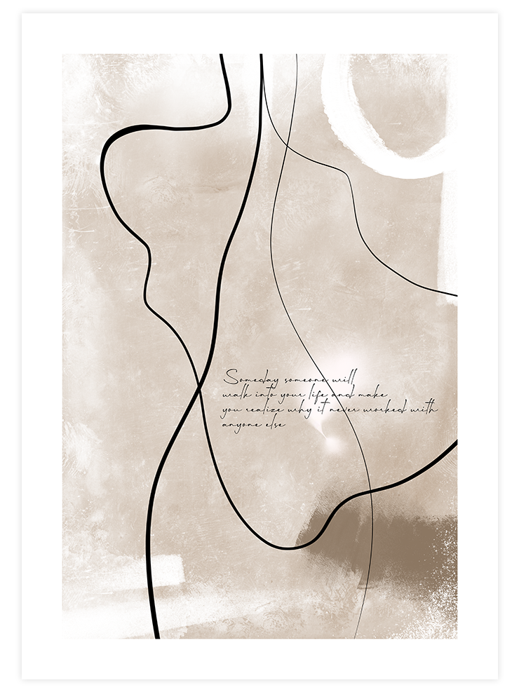 Abstract Lines - Art Print Sanatsal Poster