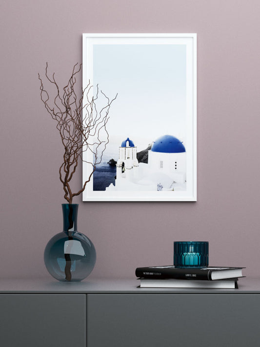 Santorini N4 Poster - Giclée Baskı