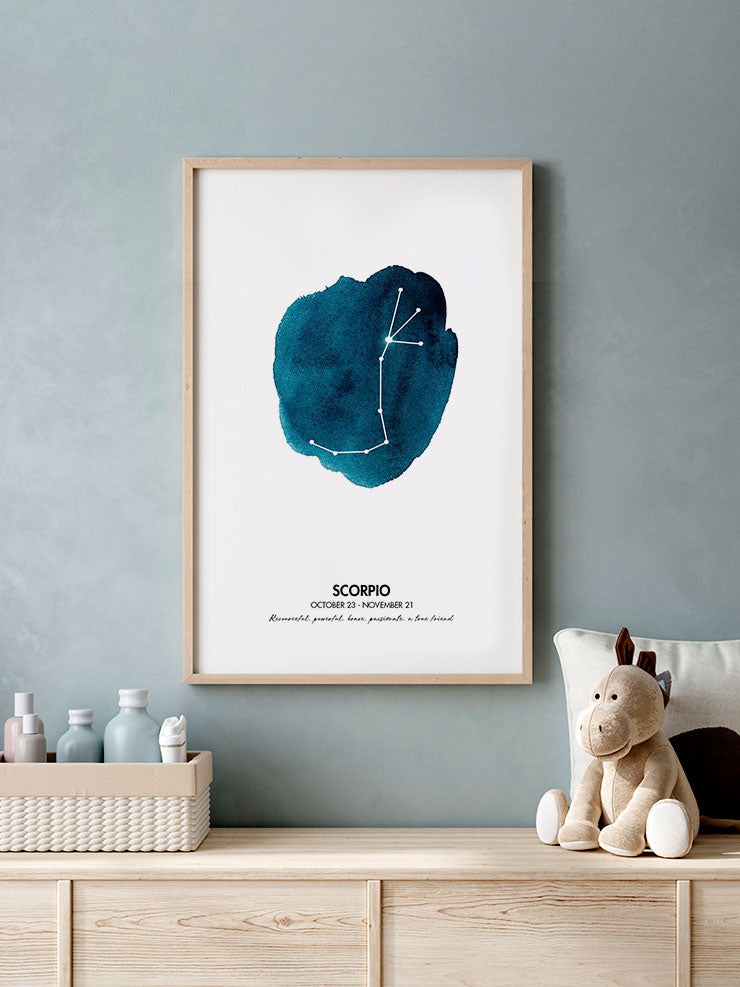 Akrep Burcu - Art Print  Poster