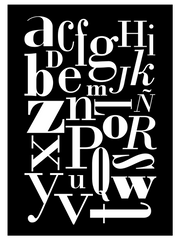Alfabe N2 - Fine Art Poster
