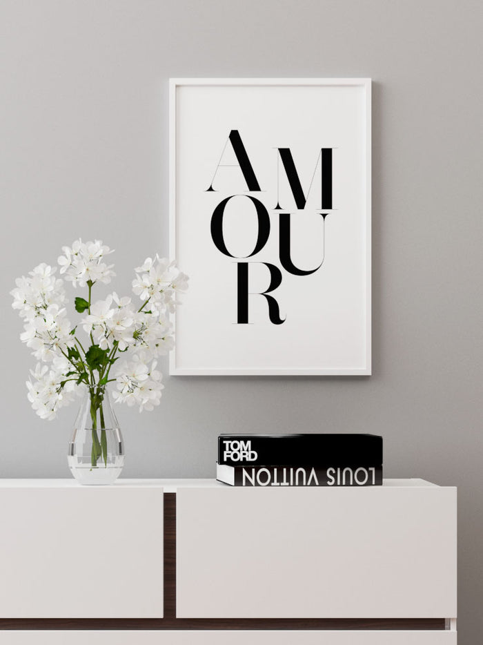 Amour N2 - Art Print  Poster