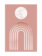 Arch And The Moon - Art Print