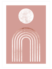 Arch And The Moon - Fine Art Poster