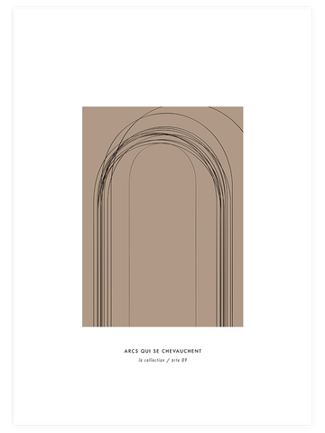 Arcs Qui Se Chevauchent - Art Print
