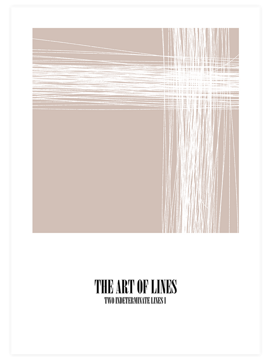 Art Of Lines N1 Poster - Giclée Baskı