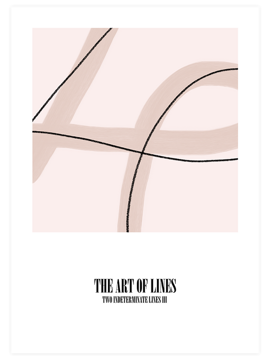 Art Of Lines N2 Poster - Giclée Baskı