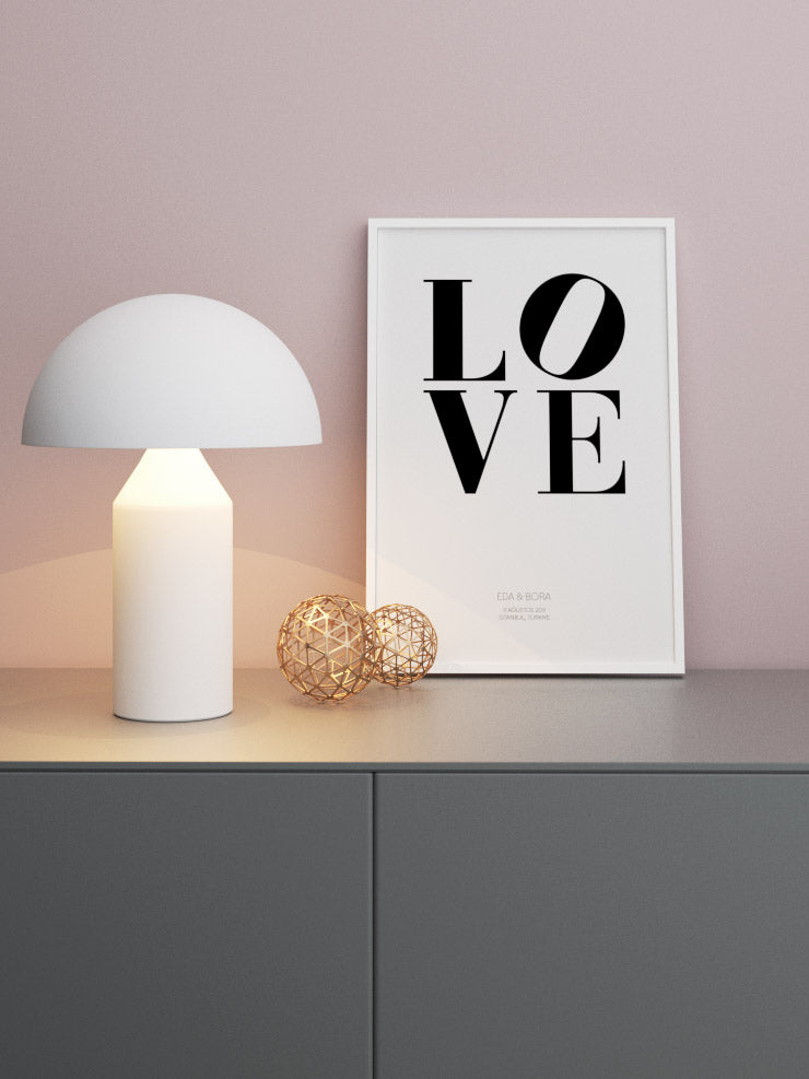 Love N2 Kişiye Özel - Art Print Ürün ikincil görseli