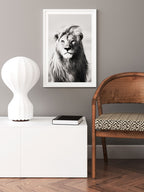 Aslan Portresi - Art Print