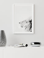 Aslan Profili - Art Print