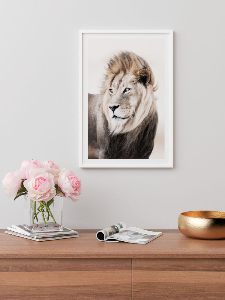 Aslan - Art Print Ürün ikincil görseli