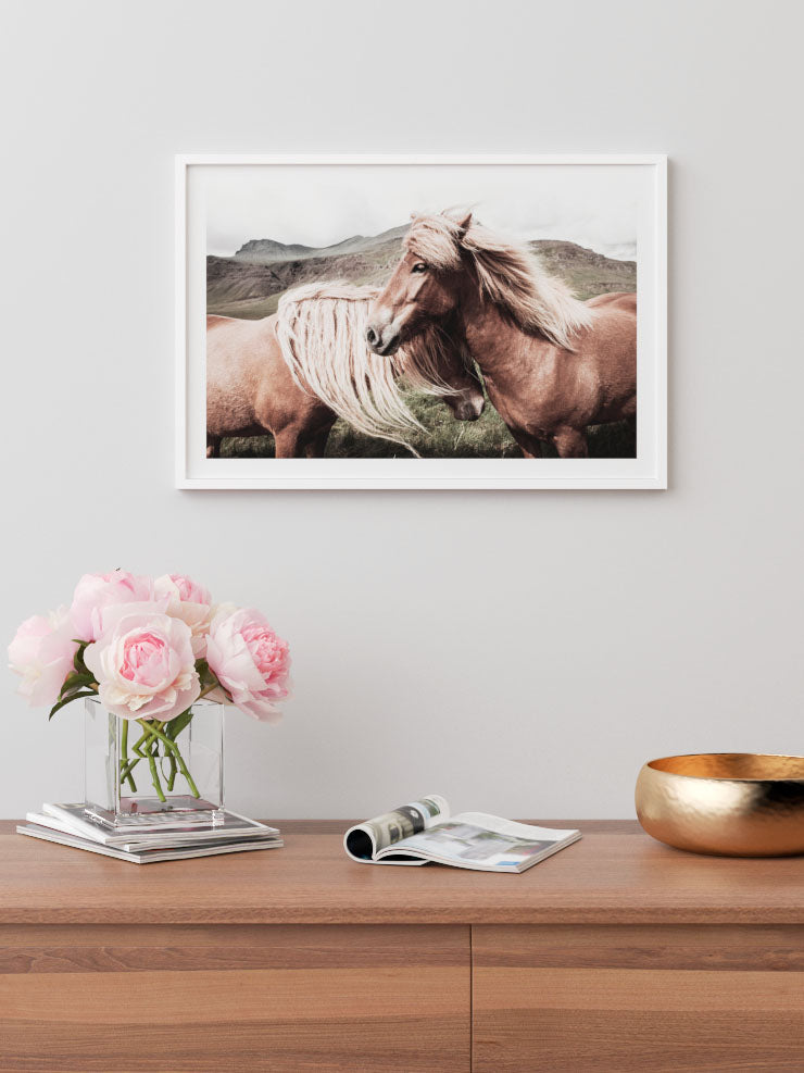 At Çifti - Art Print Ürün ikincil görseli