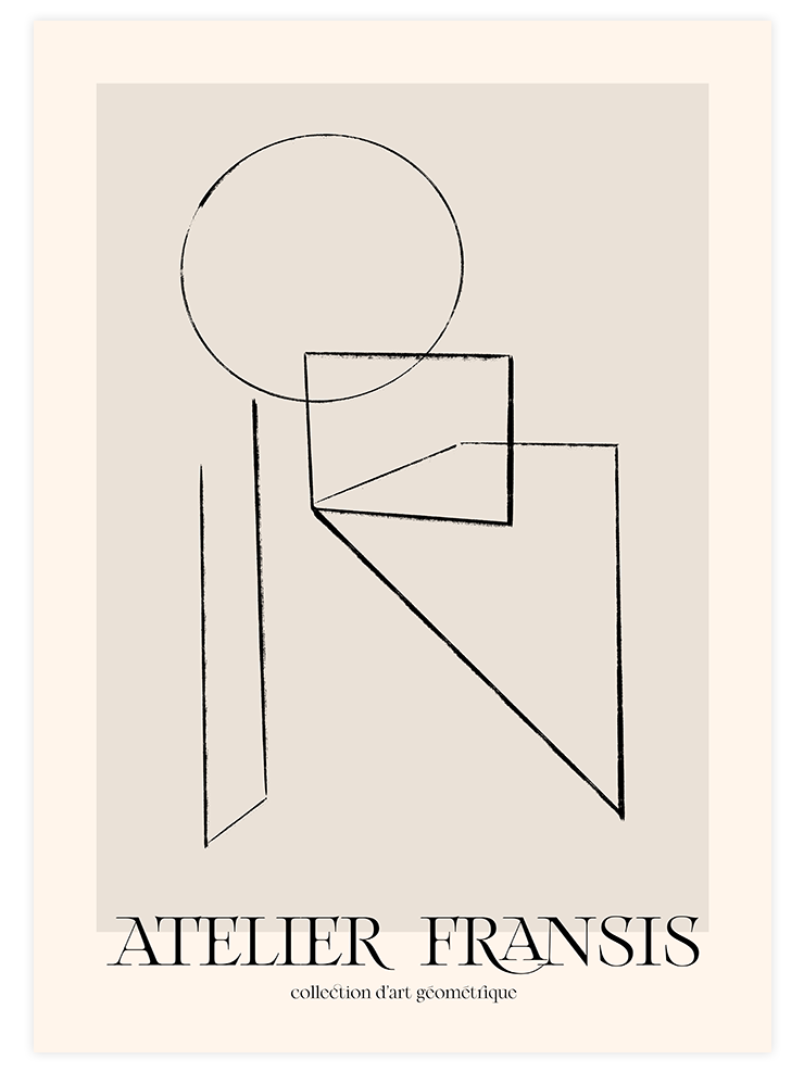 Atelier D'art - Art Print Sanatsal Poster