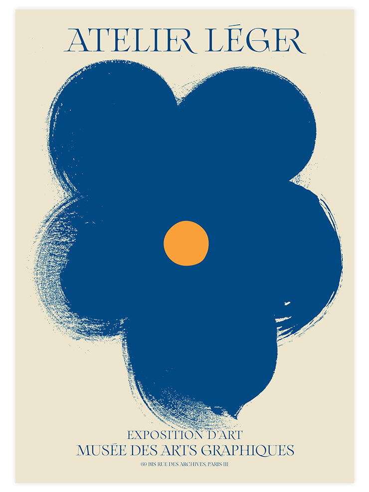 Atelier Leger Exposition - Art Print Sanatsal Poster