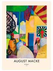 August Macke Bazar - Fine Art Poster
