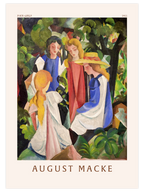 August Macke Four Girls - Art Print