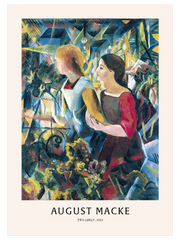 August Macke Two Girls - Fine Art Poster