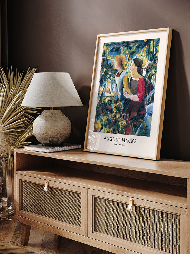August Macke Two Girls - Art Print Ürün ikincil görseli